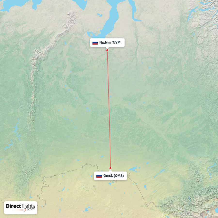 OMS - NYM route map