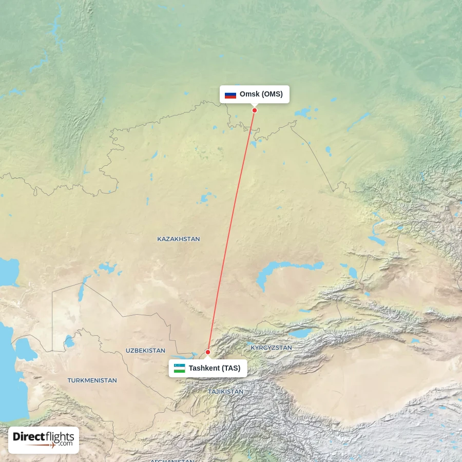OMS - TAS route map
