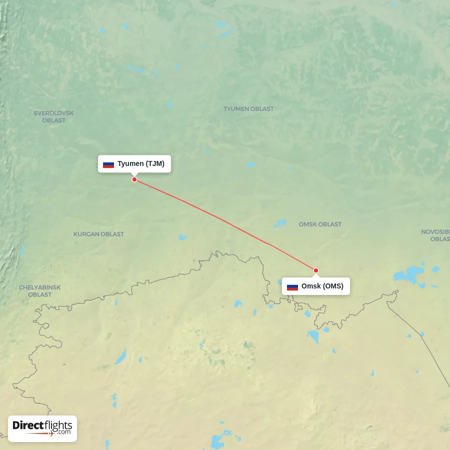 OMS - TJM route map