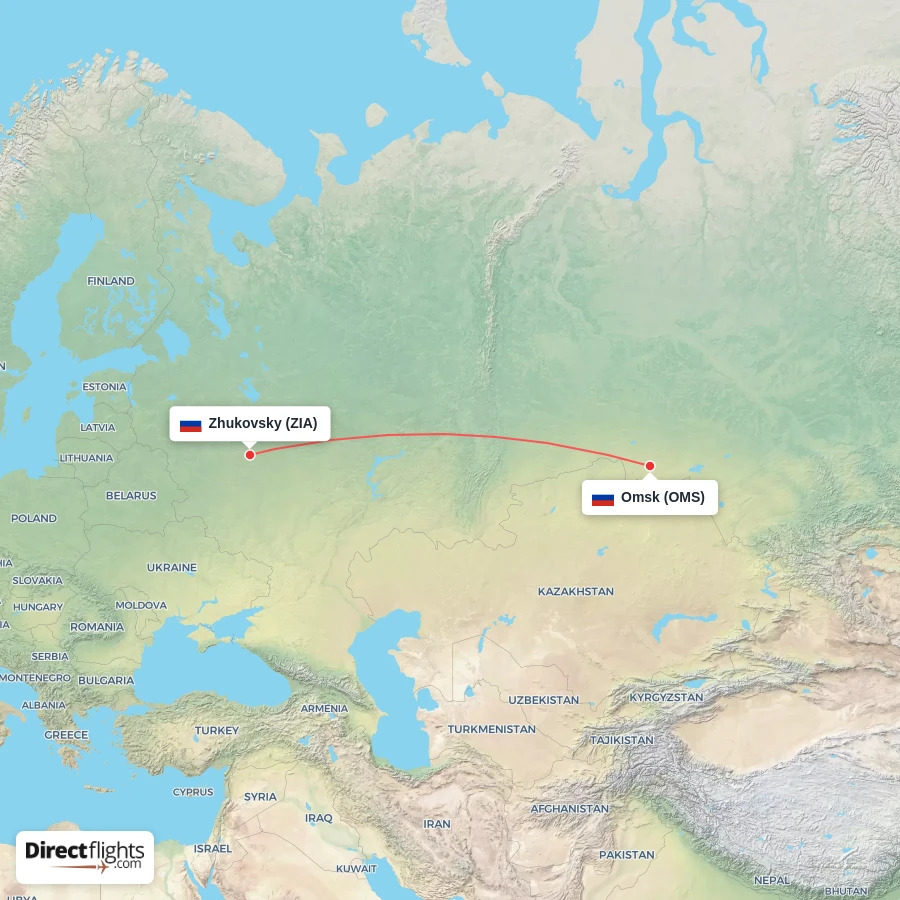 OMS - ZIA route map