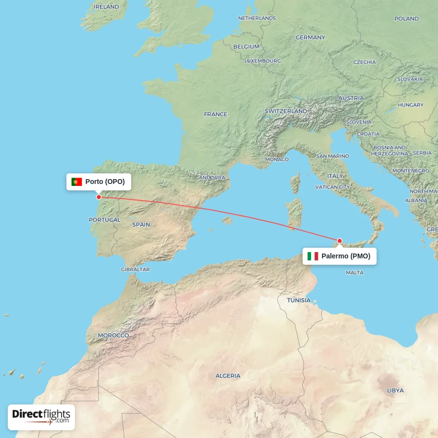 OPO - PMO route map