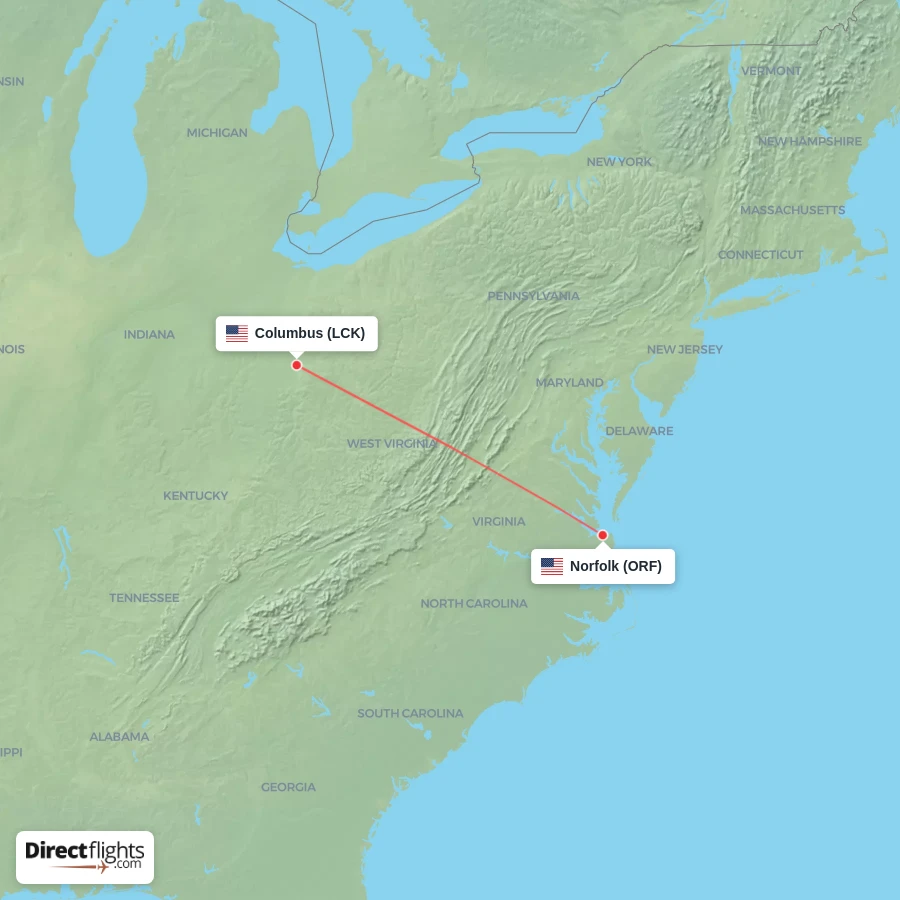 ORF - LCK route map