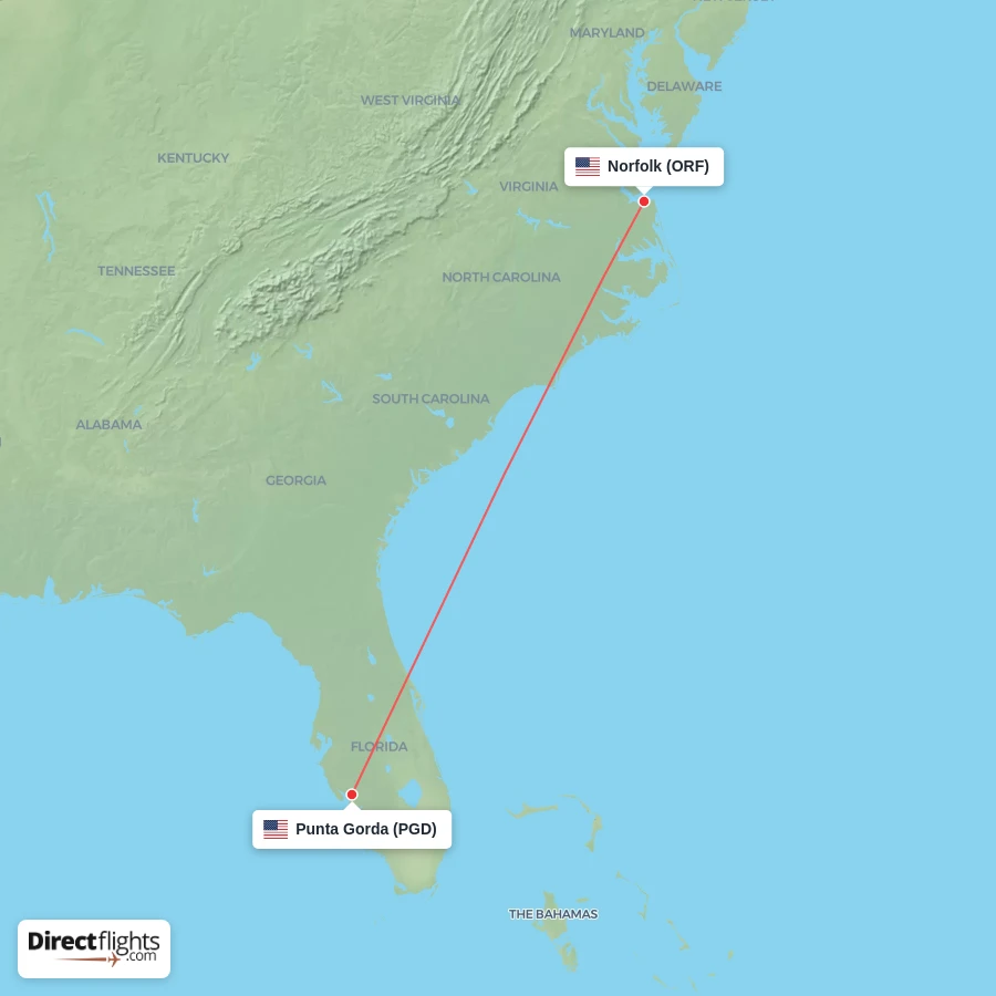 ORF - PGD route map