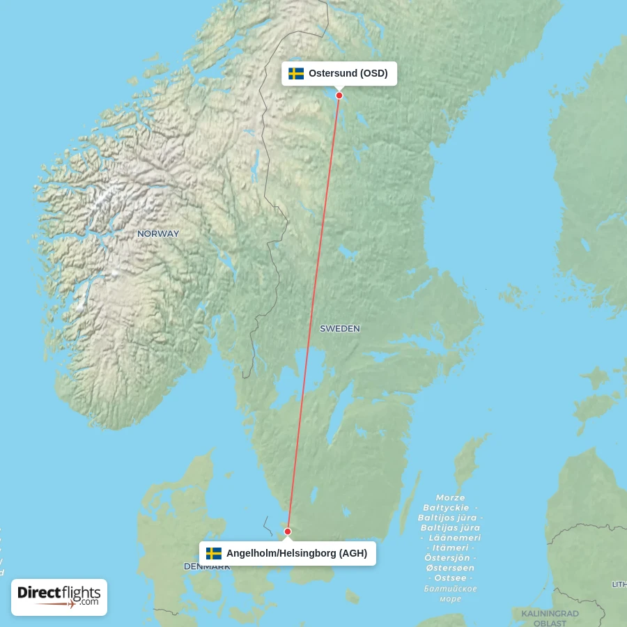 OSD - AGH route map