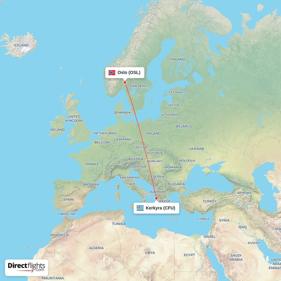 OSL - CFU route map
