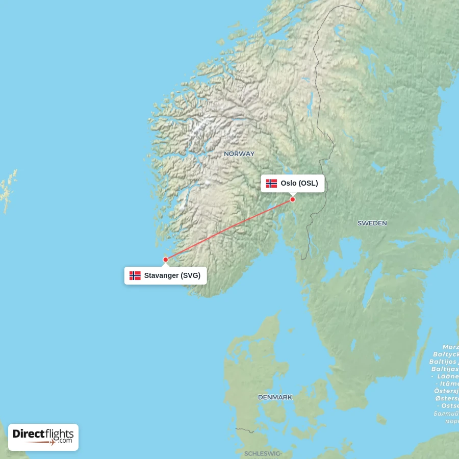 OSL - SVG route map