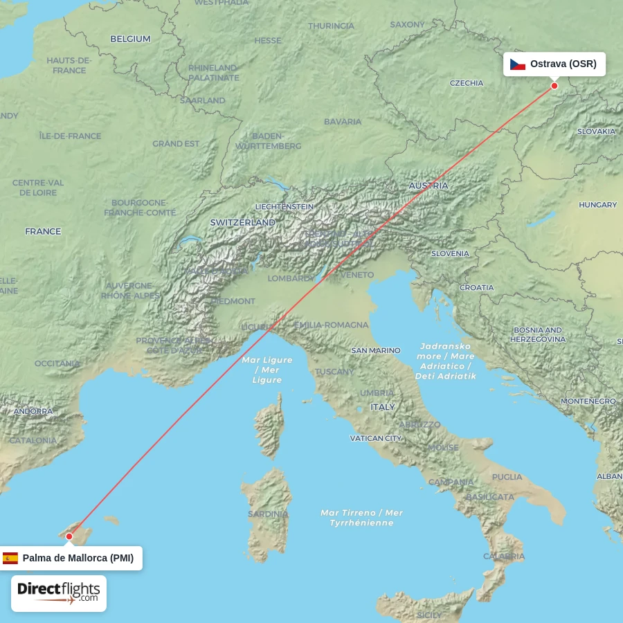OSR - PMI route map