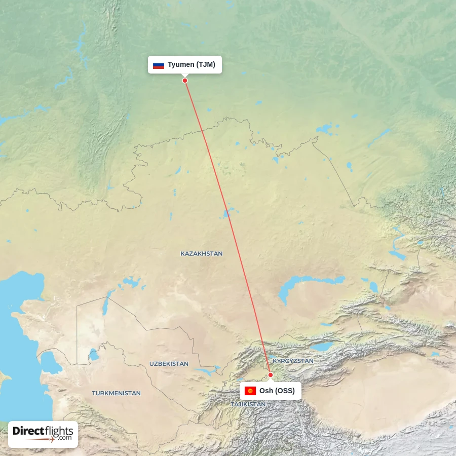 OSS - TJM route map