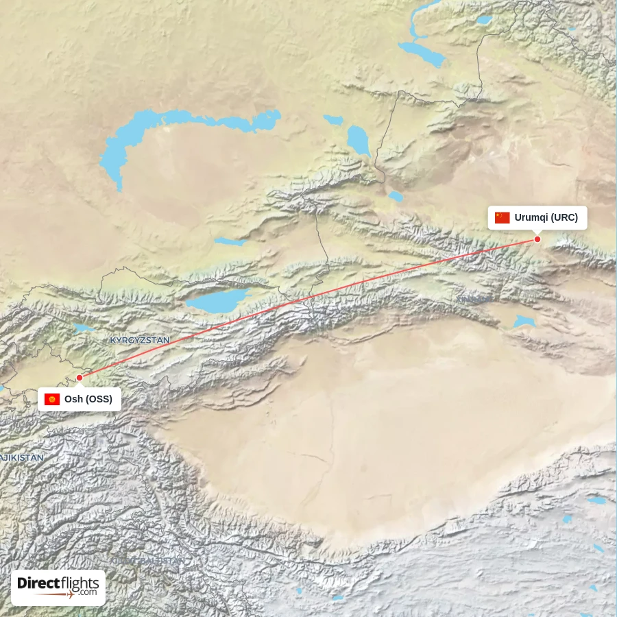 OSS - URC route map