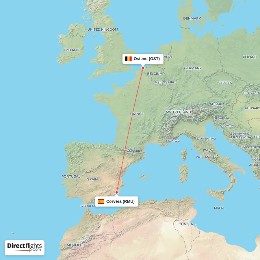 OST - RMU route map