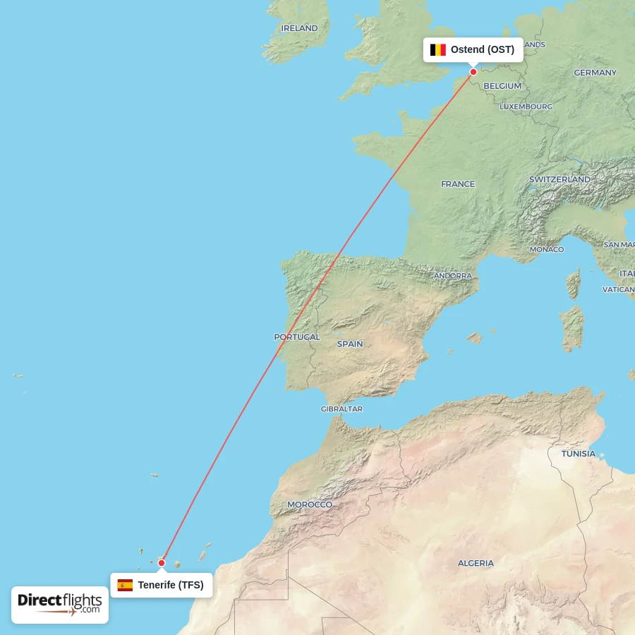 OST - TFS route map