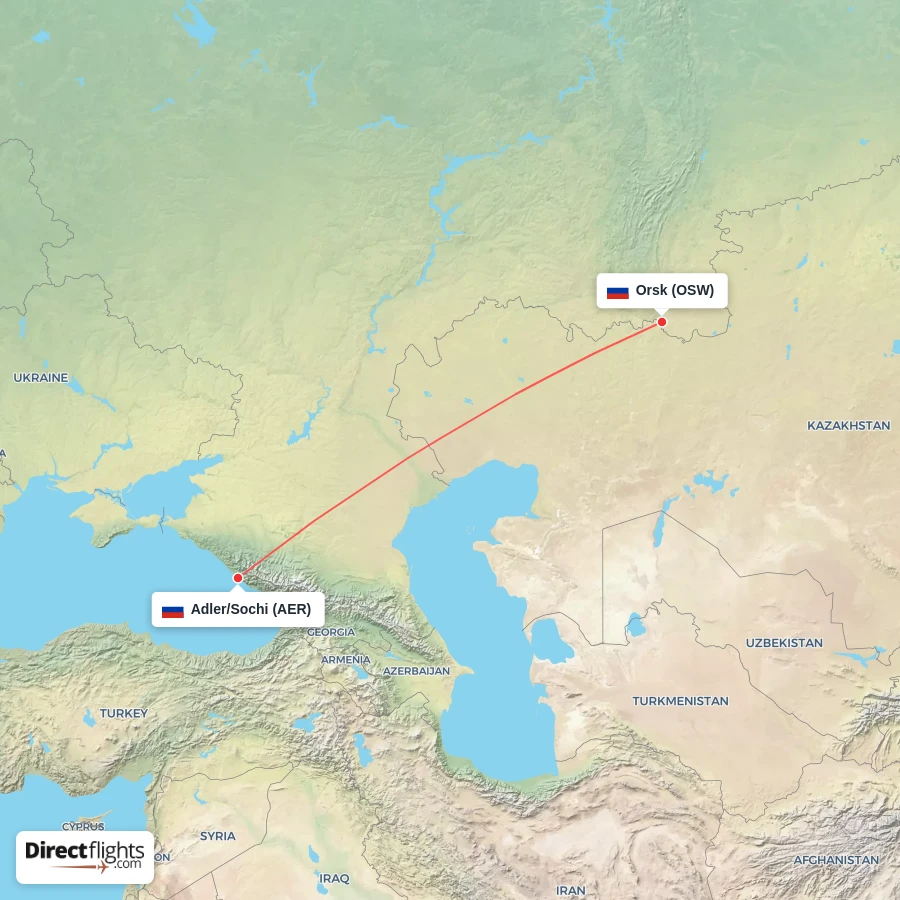 OSW - AER route map