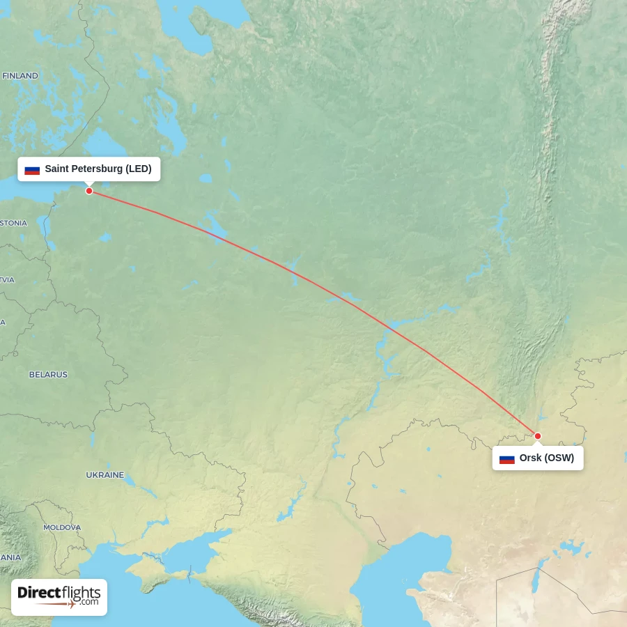 OSW - LED route map