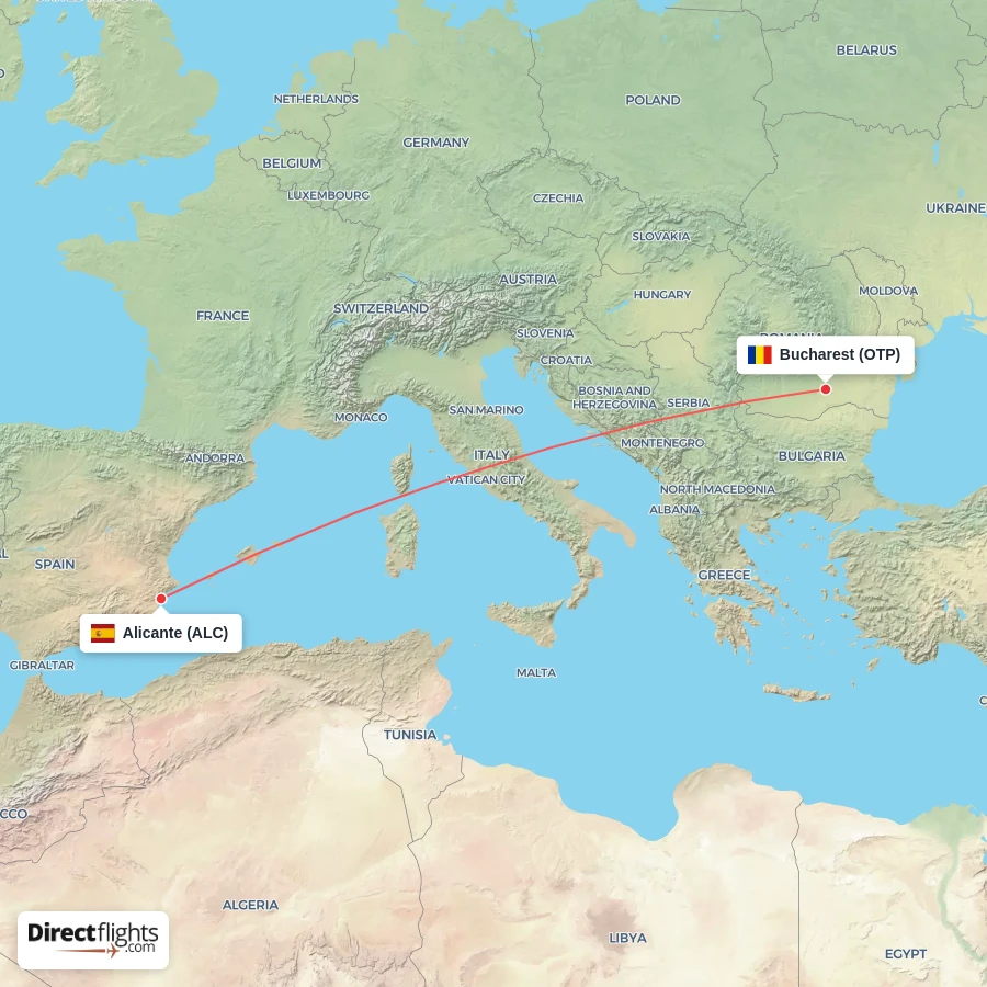 OTP - ALC route map
