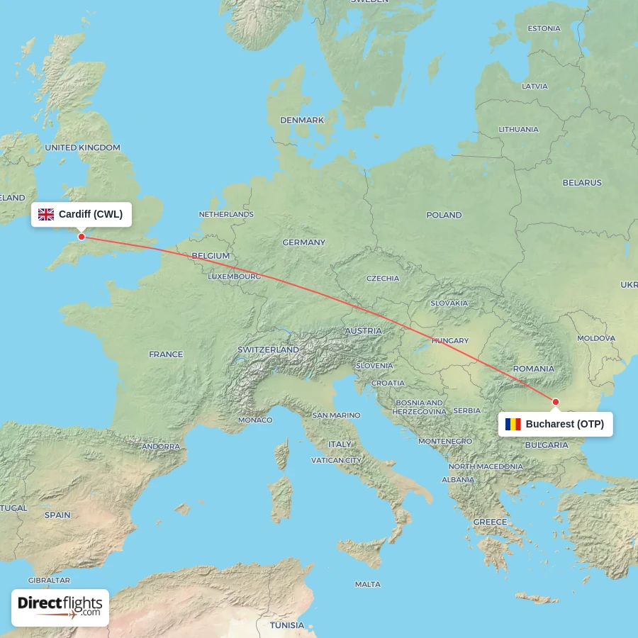 OTP - CWL route map