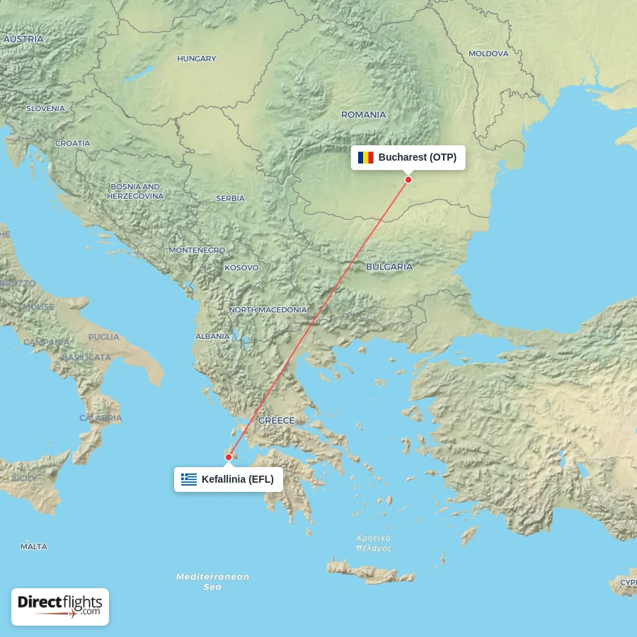 OTP - EFL route map