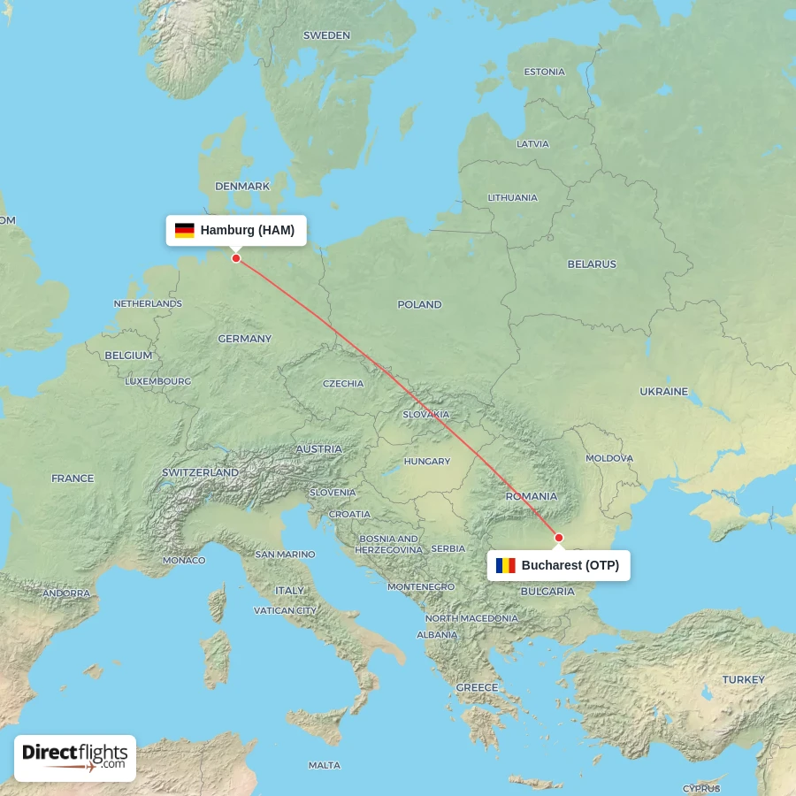 OTP - HAM route map