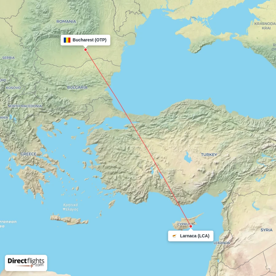 OTP - LCA route map