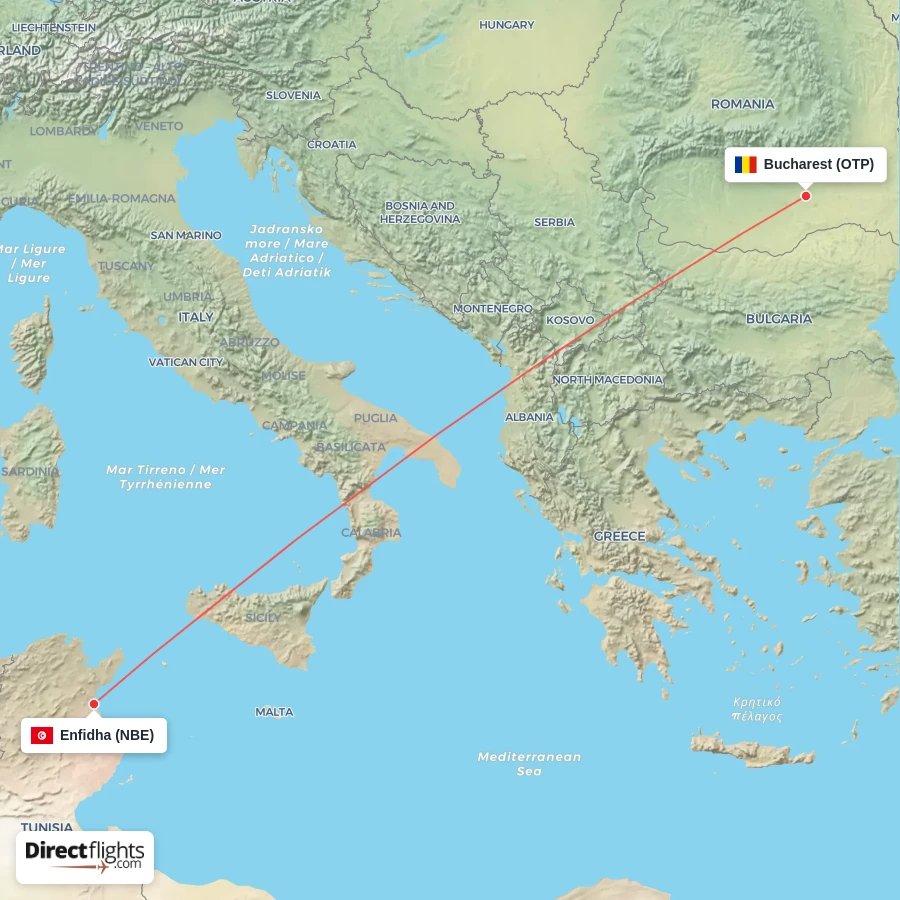 OTP - NBE route map