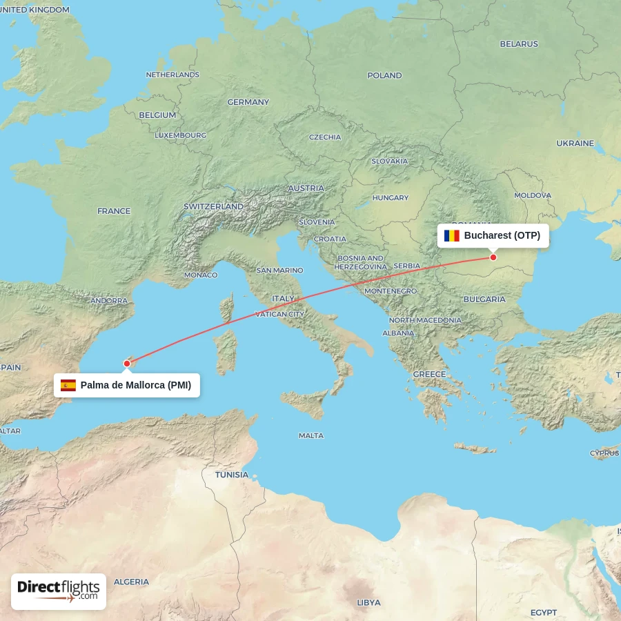 OTP - PMI route map