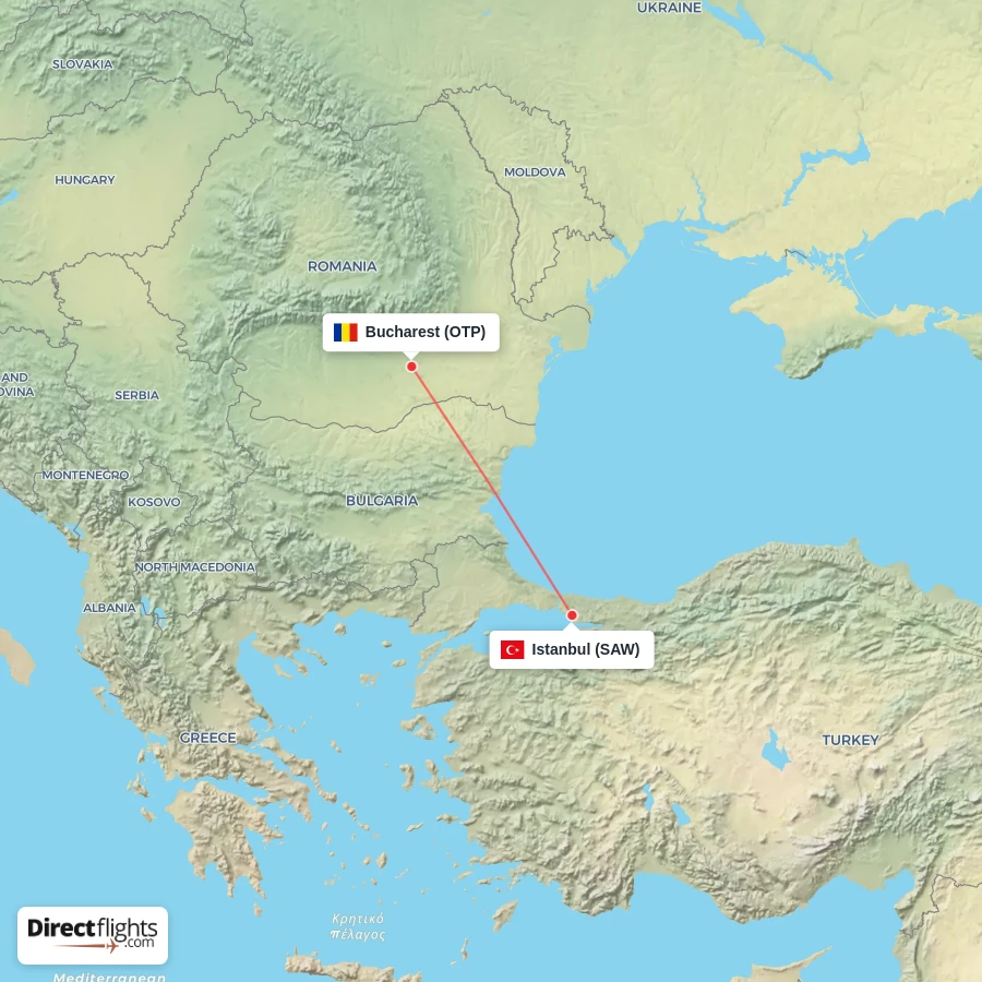 OTP - SAW route map