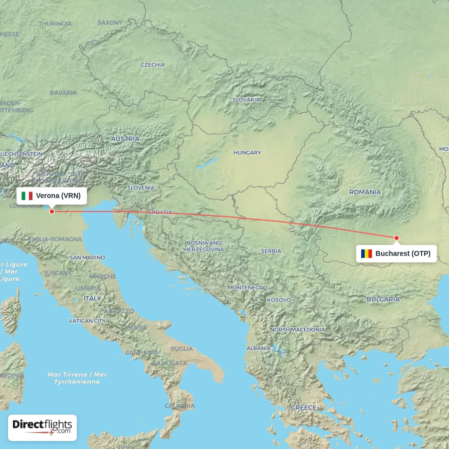 OTP - VRN route map