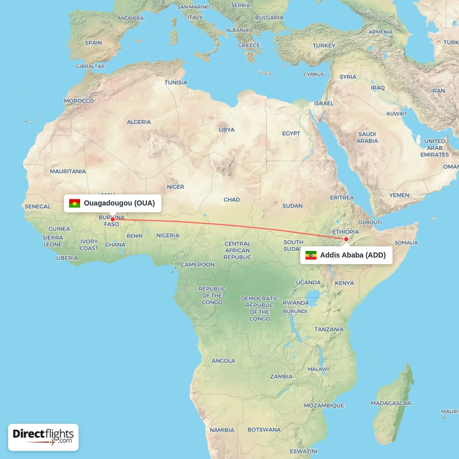 OUA - ADD route map