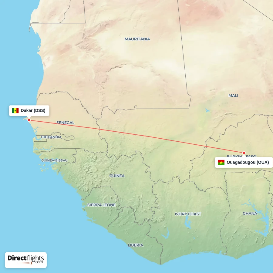 OUA - DSS route map