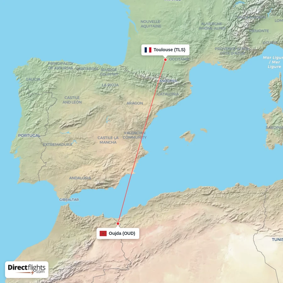 OUD - TLS route map