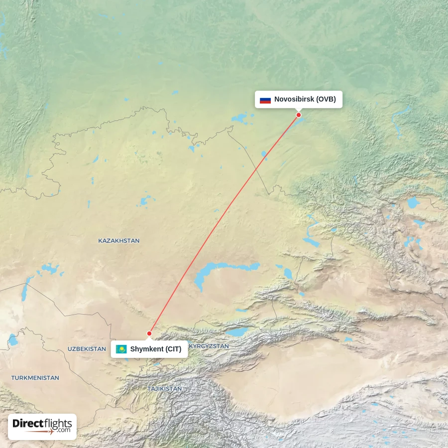 OVB - CIT route map
