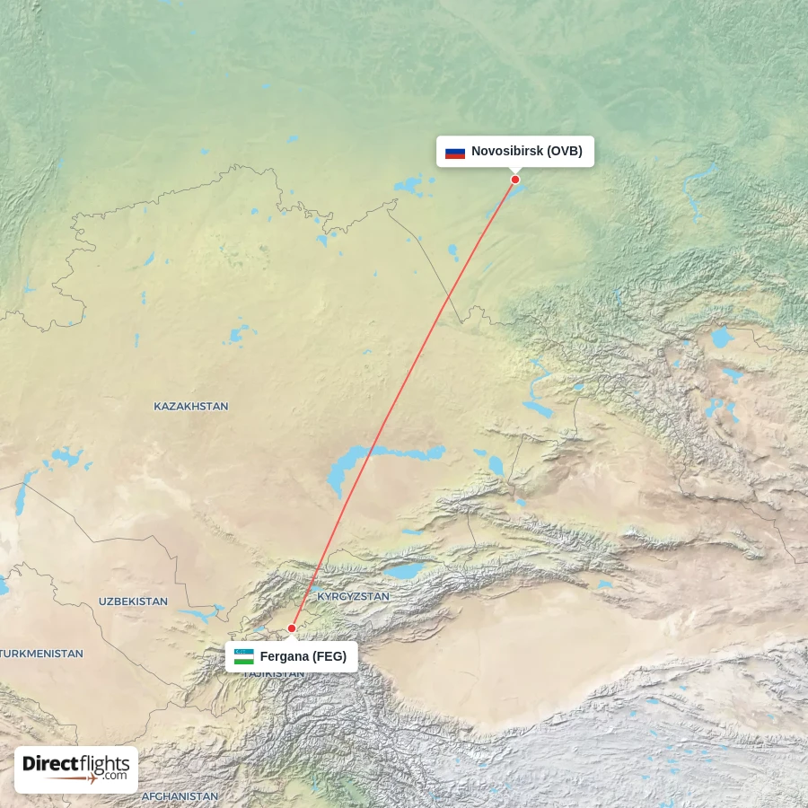 OVB - FEG route map