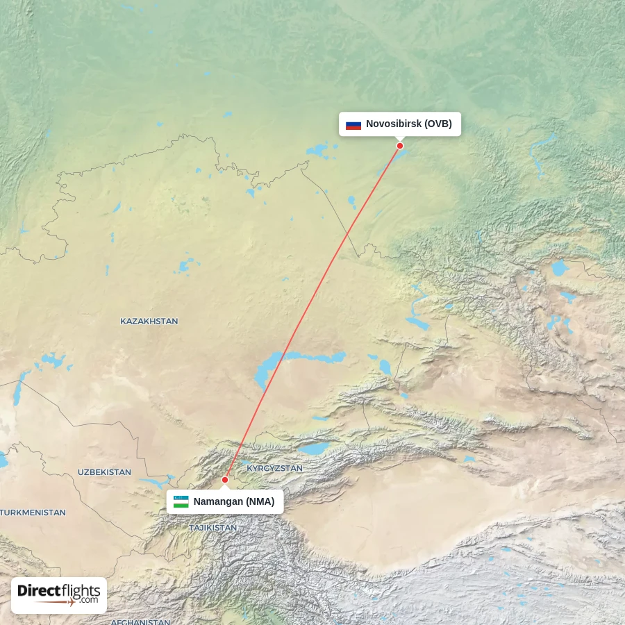 OVB - NMA route map