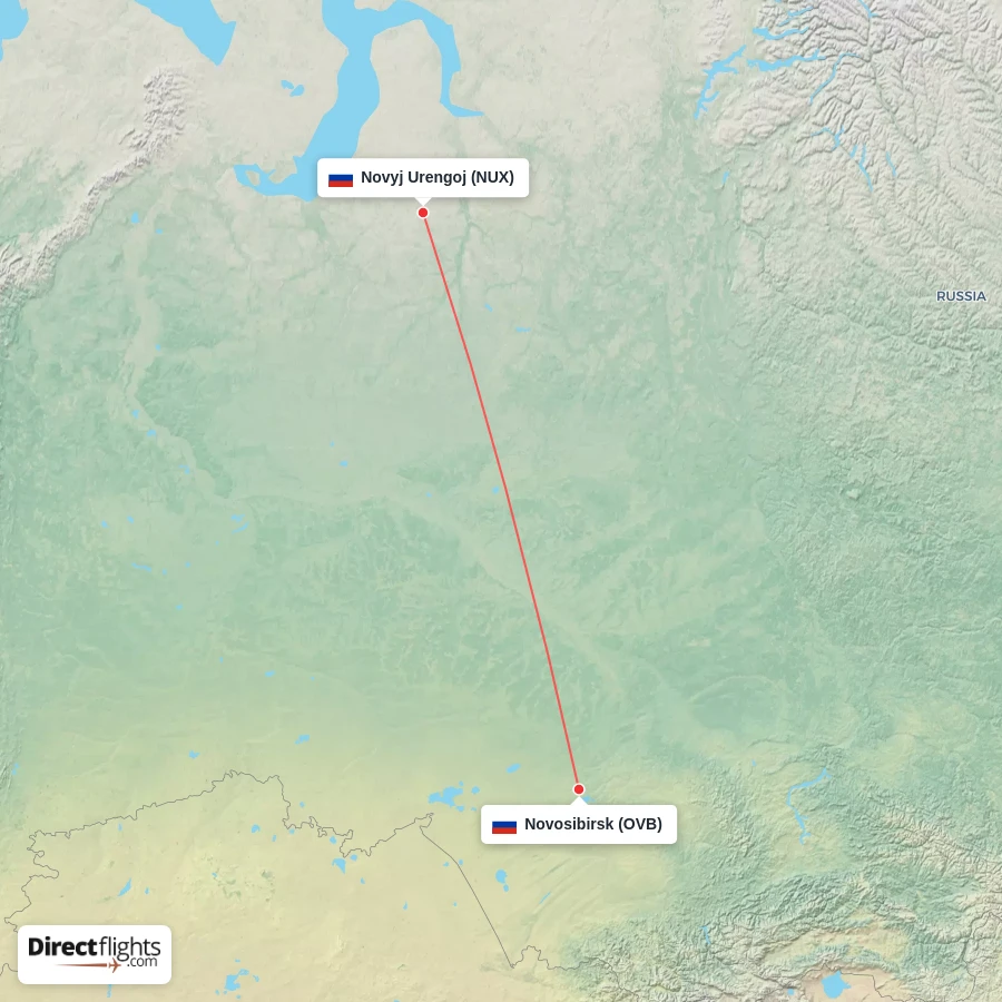 OVB - NUX route map
