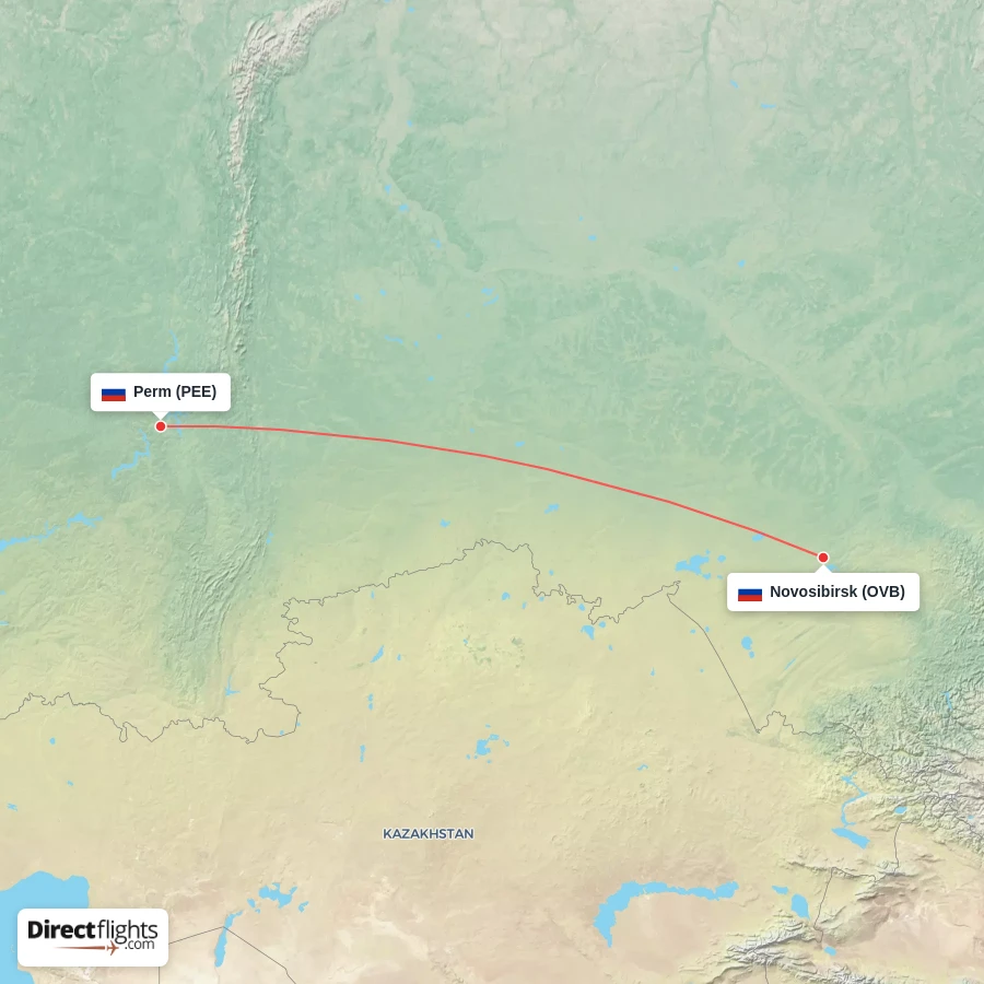 OVB - PEE route map