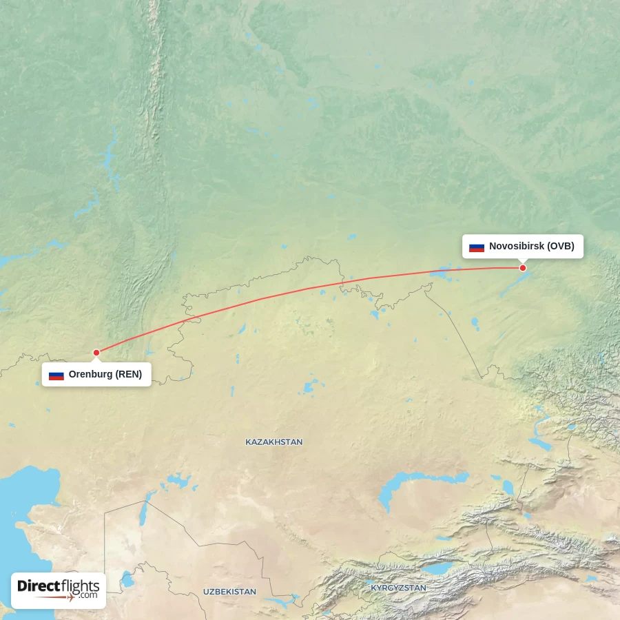 OVB - REN route map