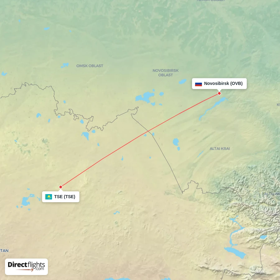 OVB - TSE route map