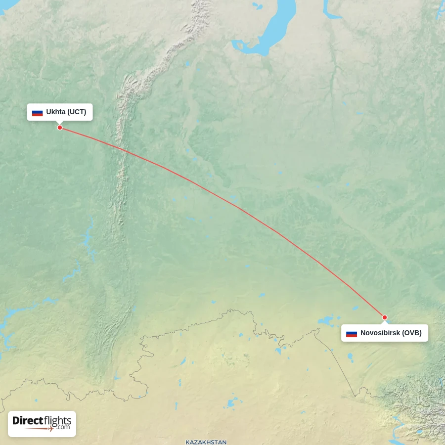 OVB - UCT route map