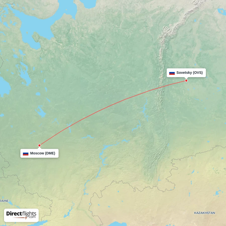 OVS - DME route map