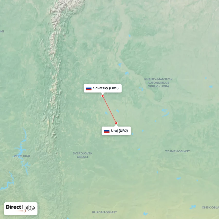 OVS - URJ route map