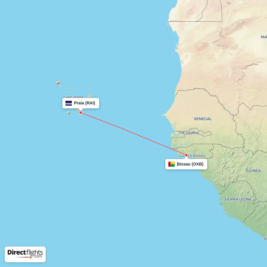 OXB - RAI route map