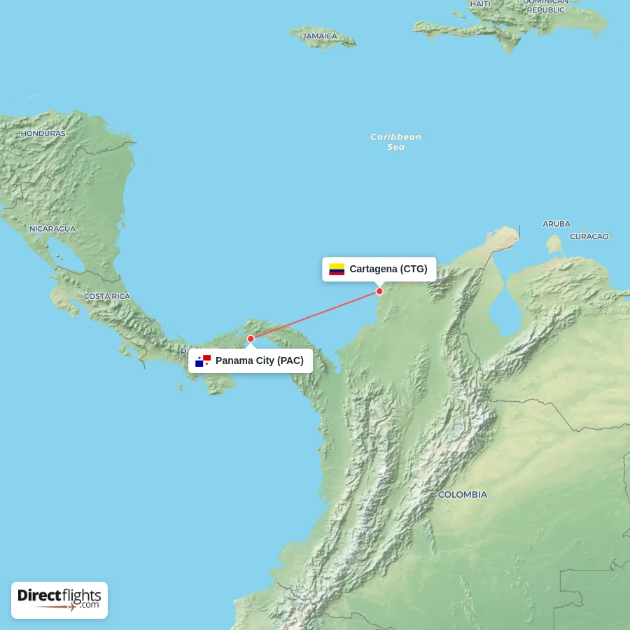 PAC - CTG route map
