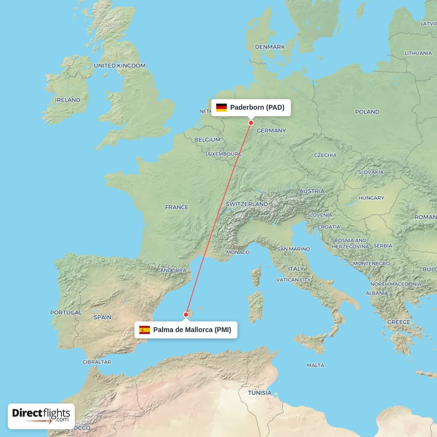 PAD - PMI route map