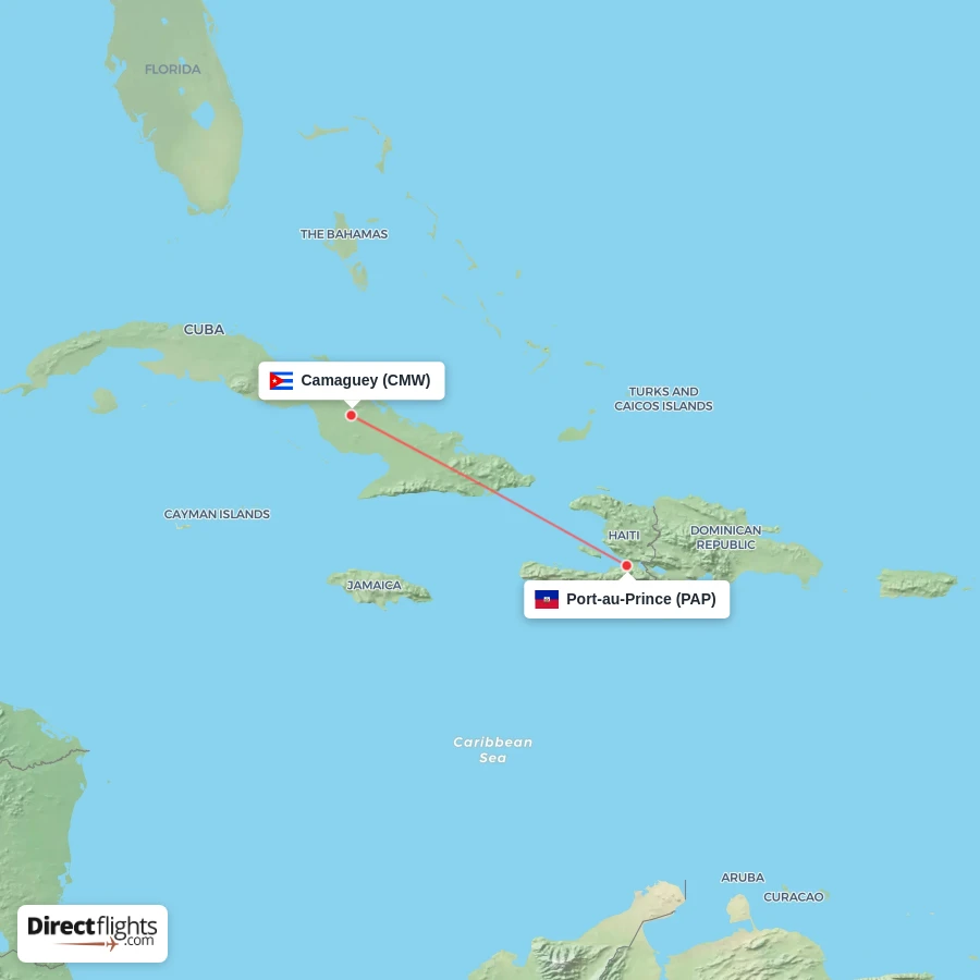 PAP - CMW route map