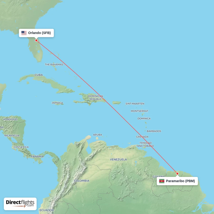 PBM - SFB route map