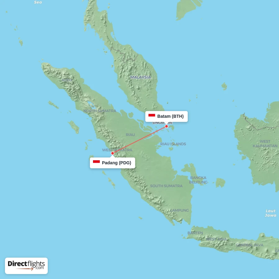 PDG - BTH route map