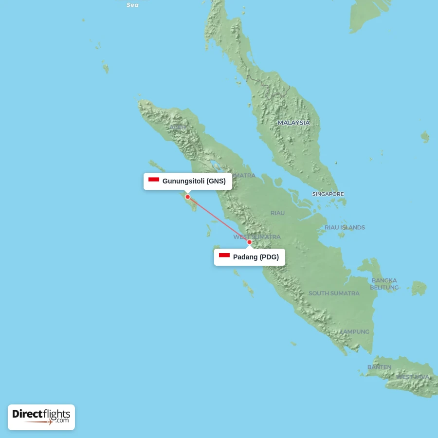 PDG - GNS route map