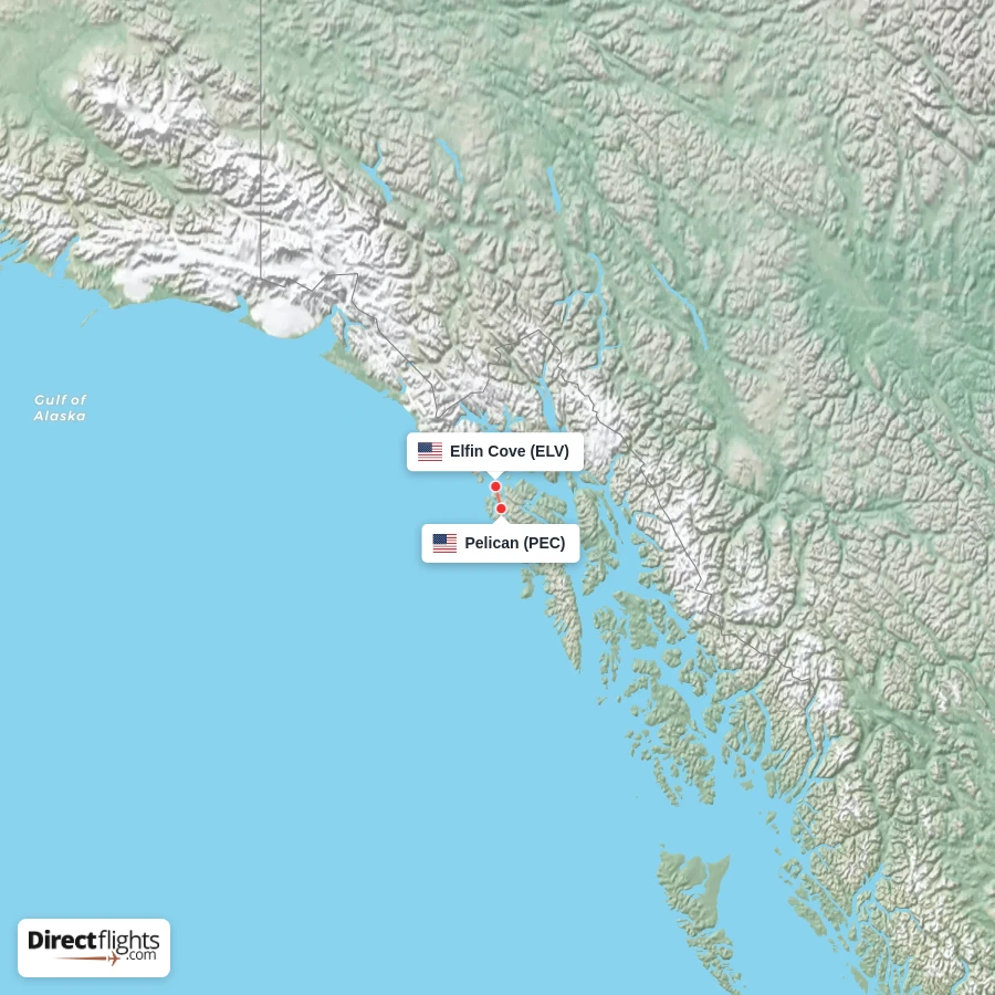PEC - ELV route map