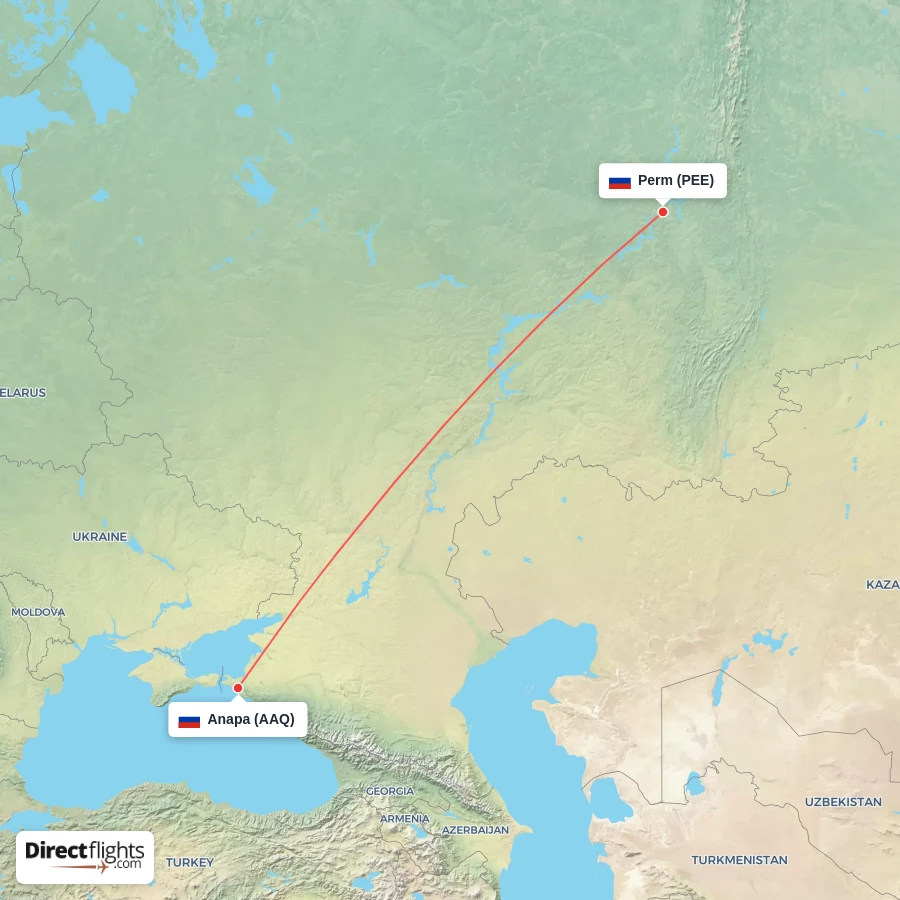 PEE - AAQ route map