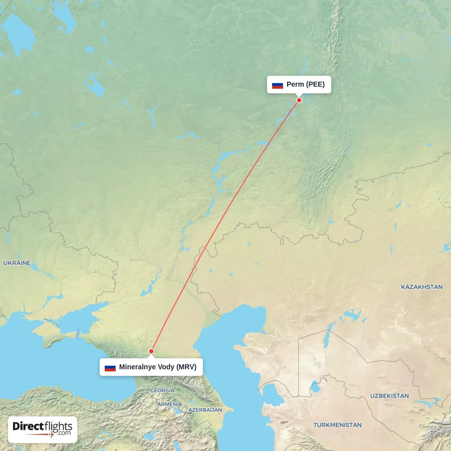 PEE - MRV route map