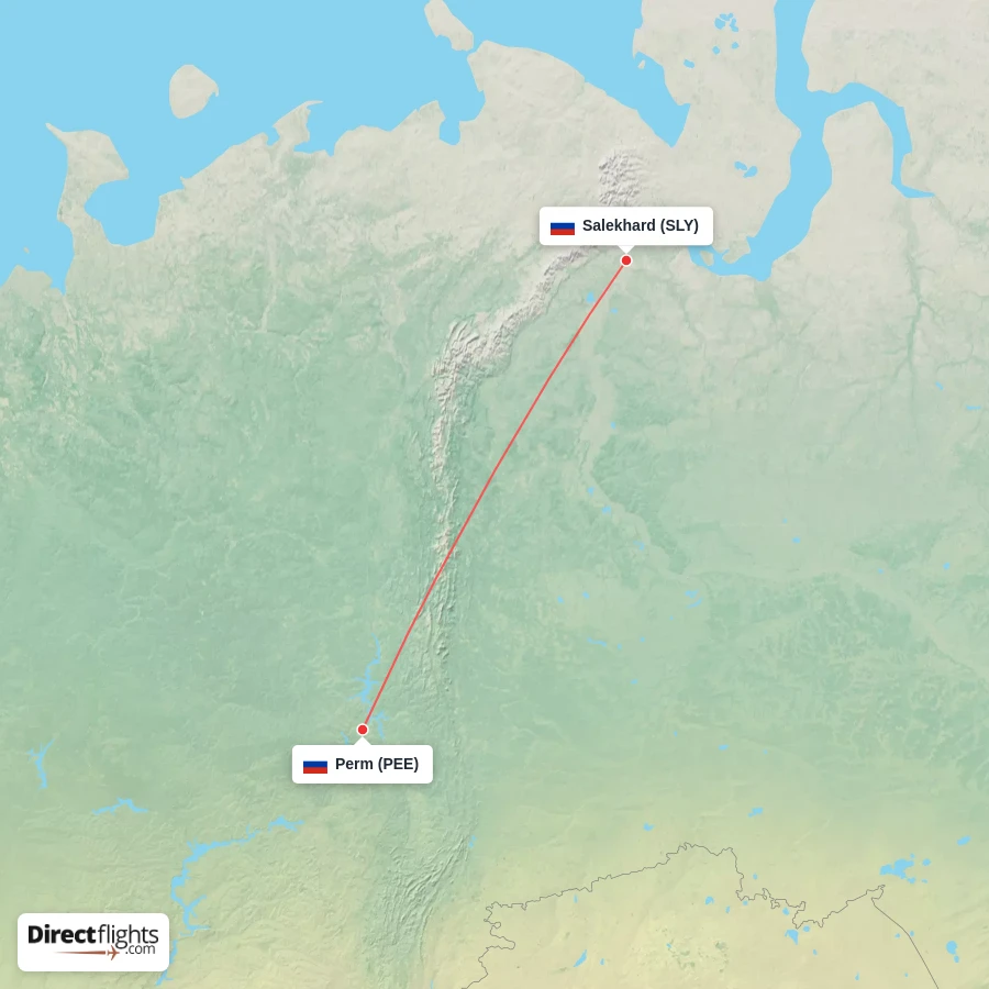 PEE - SLY route map